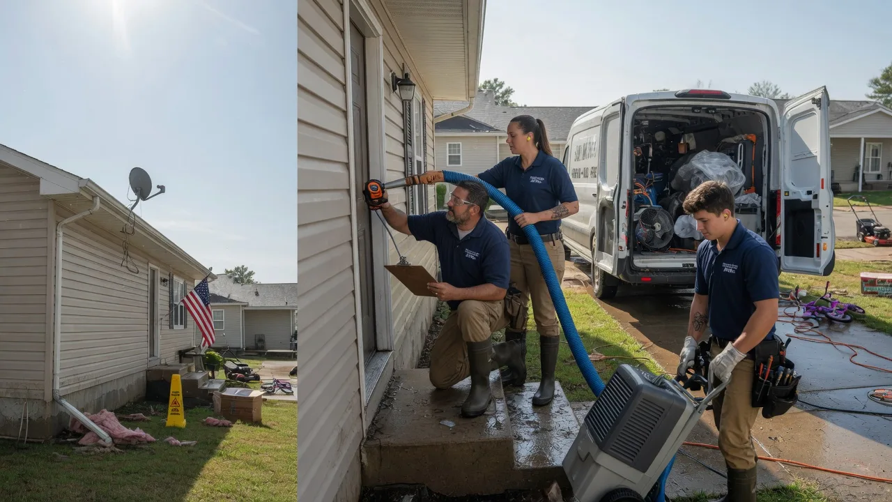 Ceiling Water Damage Restoration in Clinton, MS near me